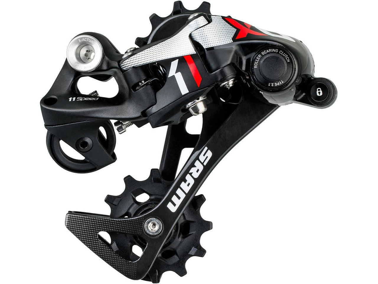 SRAM Dérailleur Arrière X01 Type 2.1 11 Vitesses 3 SRAM Dérailleur Arrière X01 Type 2.1 11 Vitesses