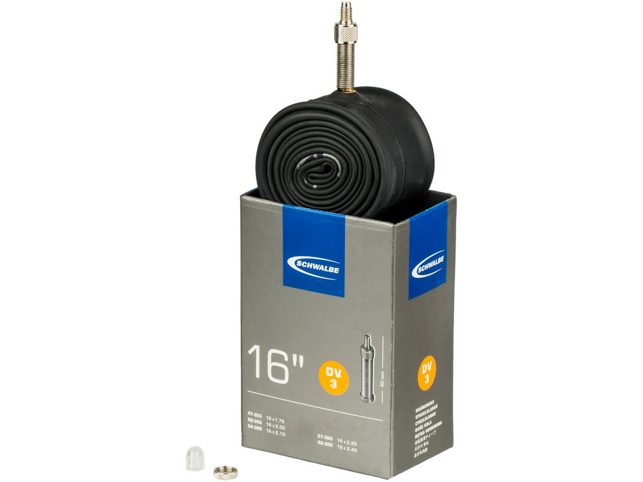 Schwalbe Chambre à Air 3 Pour 16" 5 Schwalbe Chambre à Air 3 Pour 16" – Image 3