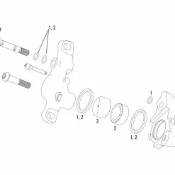 SRAM Pièces Détachées Pour Étrier De Frein XX (2010-2011)/XXWorldCup (2011)