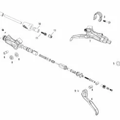 AVID Pièces Détachées Pour Levier De Frein Elixir 9 Trail
