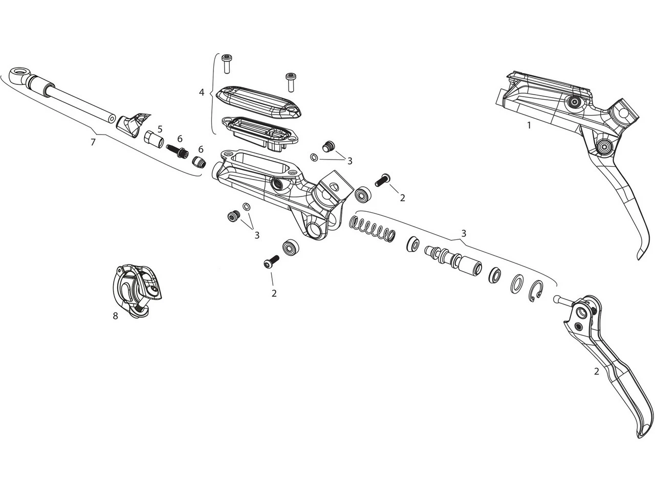SRAM Pièces Détachées Pour Levier De Frein Level Ultimate 3 SRAM Pièces Détachées Pour Levier De Frein Level Ultimate