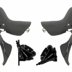 Shimano Set De Freins à Disque Av+arr 105 BR-R7070 + ST-R7025