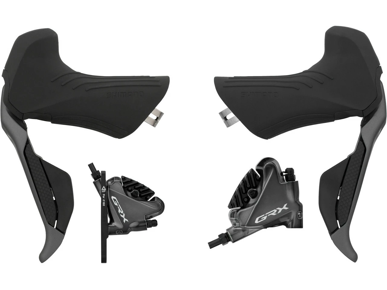 Shimano Set De Freins à Disque Av+arr GRX BR-RX810 + Di2 ST-RX815 3 Shimano Set De Freins à Disque Av+arr GRX BR-RX810 + Di2 ST-RX815