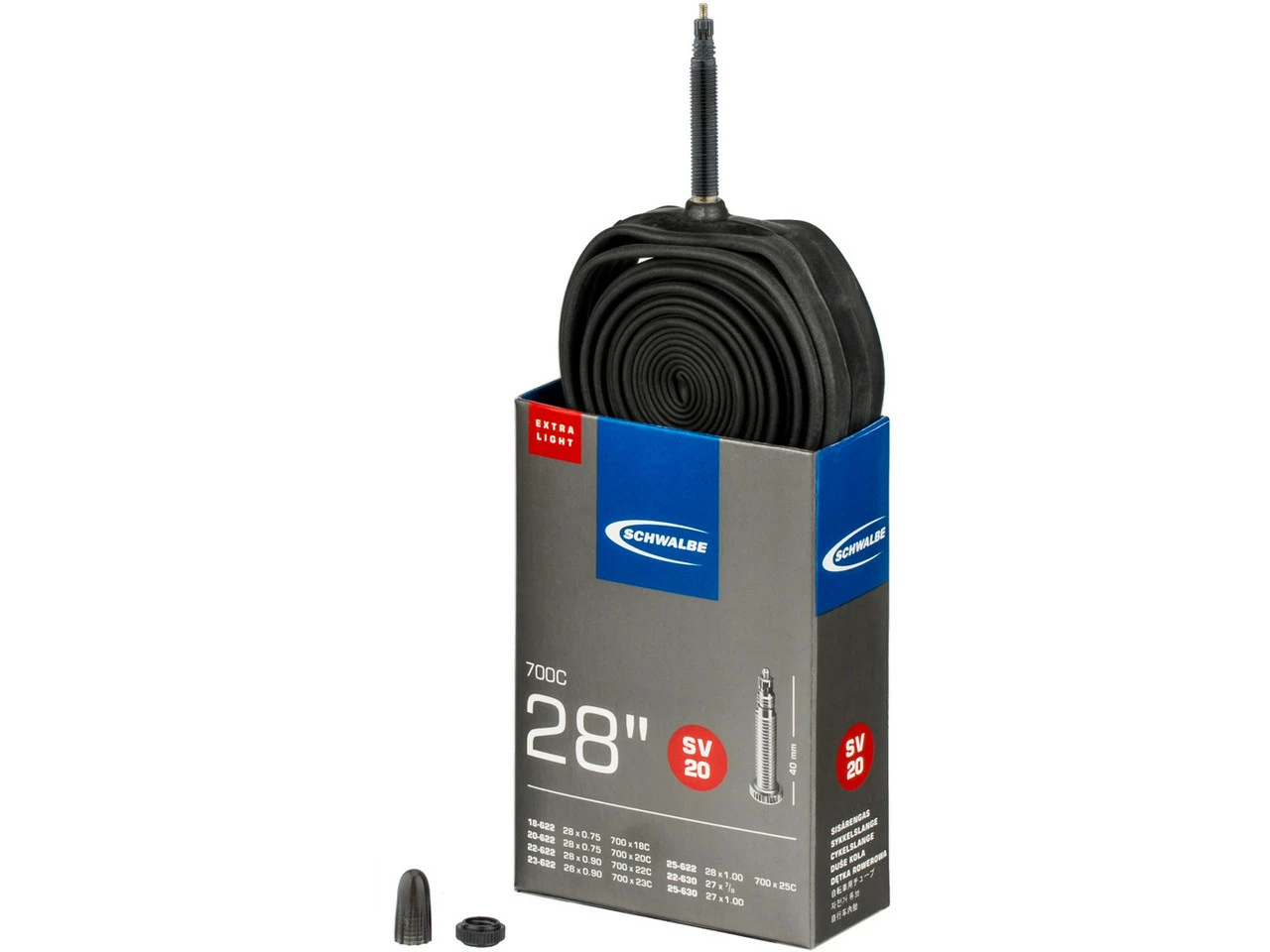 Schwalbe Chambre à Air 20 Extralight Pour 28" 4 Schwalbe Chambre à Air 20 Extralight Pour 28" – Image 2