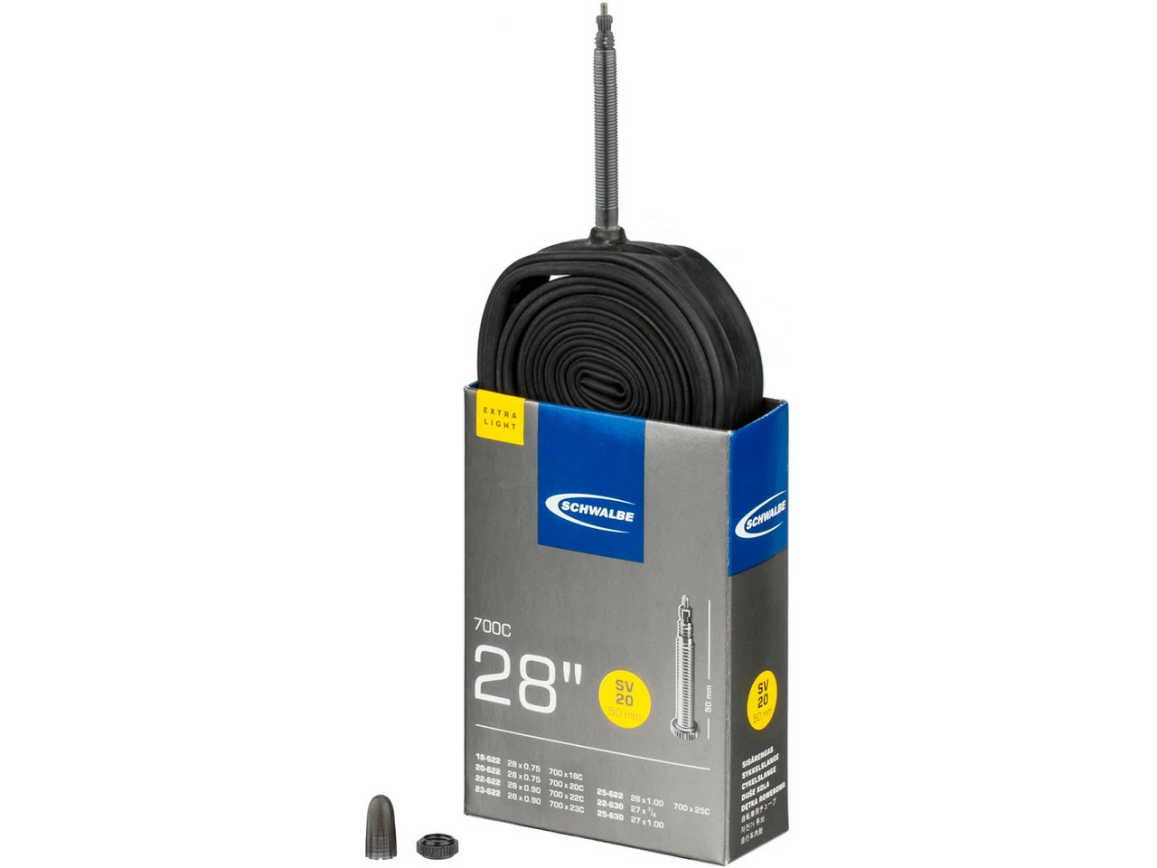 Schwalbe Chambre à Air 20 Extralight Pour 28" 5 Schwalbe Chambre à Air 20 Extralight Pour 28" – Image 3