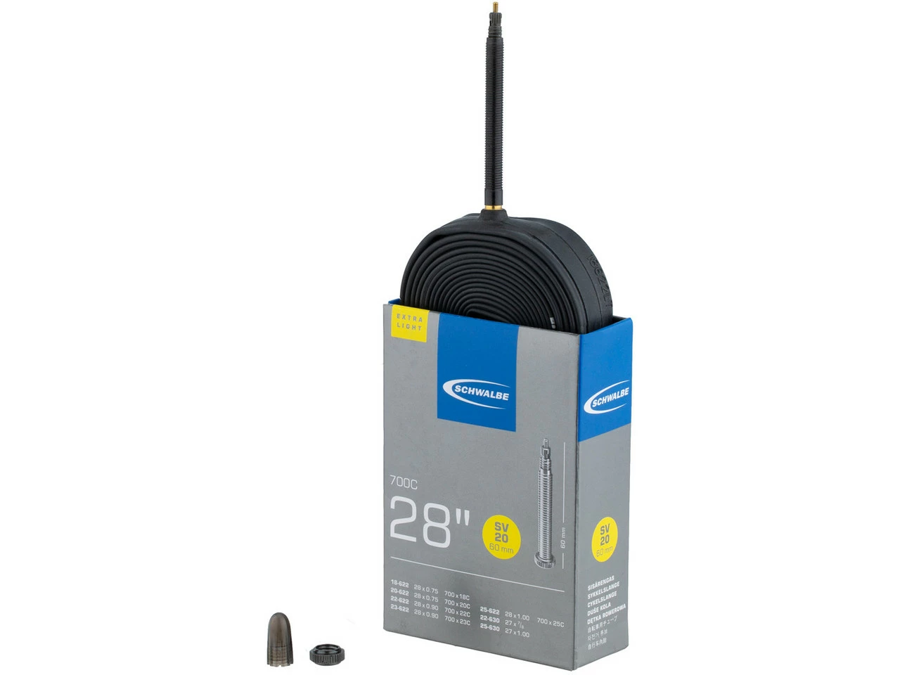 Schwalbe Chambre à Air 20 Extralight Pour 28" 6 Schwalbe Chambre à Air 20 Extralight Pour 28" – Image 4