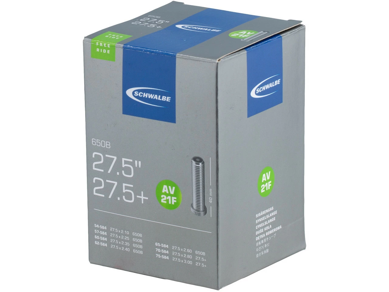 Schwalbe Chambre à Air 21F Pour 27,5+ Freeride 6 Schwalbe Chambre à Air 21F Pour 27,5+ Freeride – Image 4