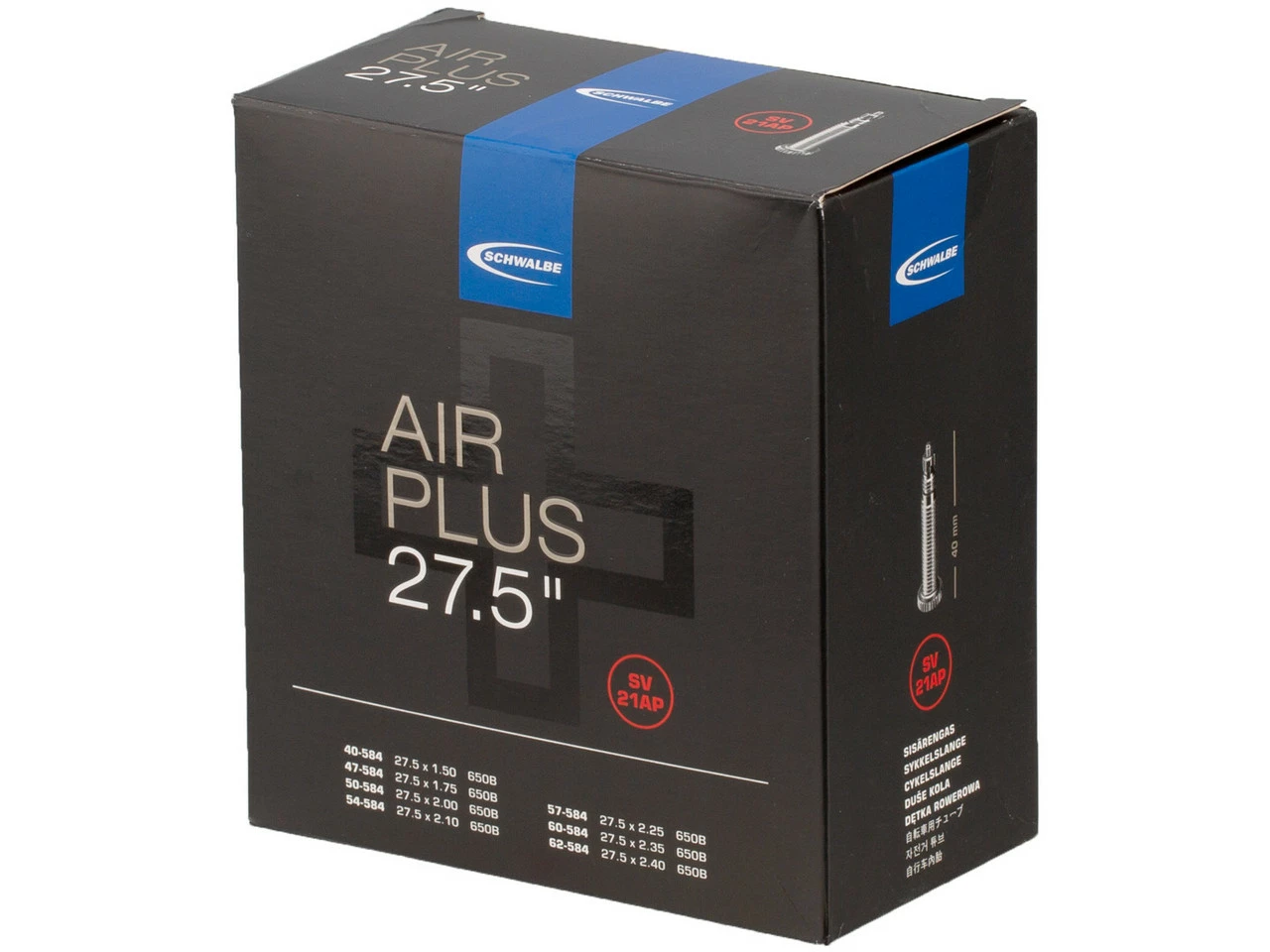 Schwalbe Chambre à Air 21 Air Plus Pour 27,5" 4 Schwalbe Chambre à Air 21 Air Plus Pour 27,5" – Image 2