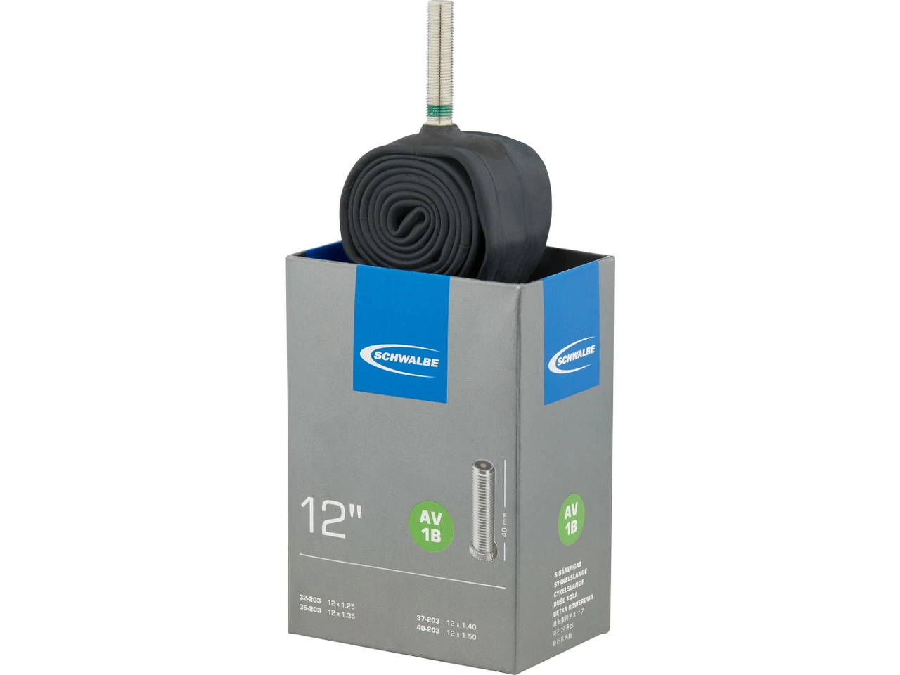 Schwalbe Chambre à Air 1B Pour 12" 3 Schwalbe Chambre à Air 1B Pour 12"