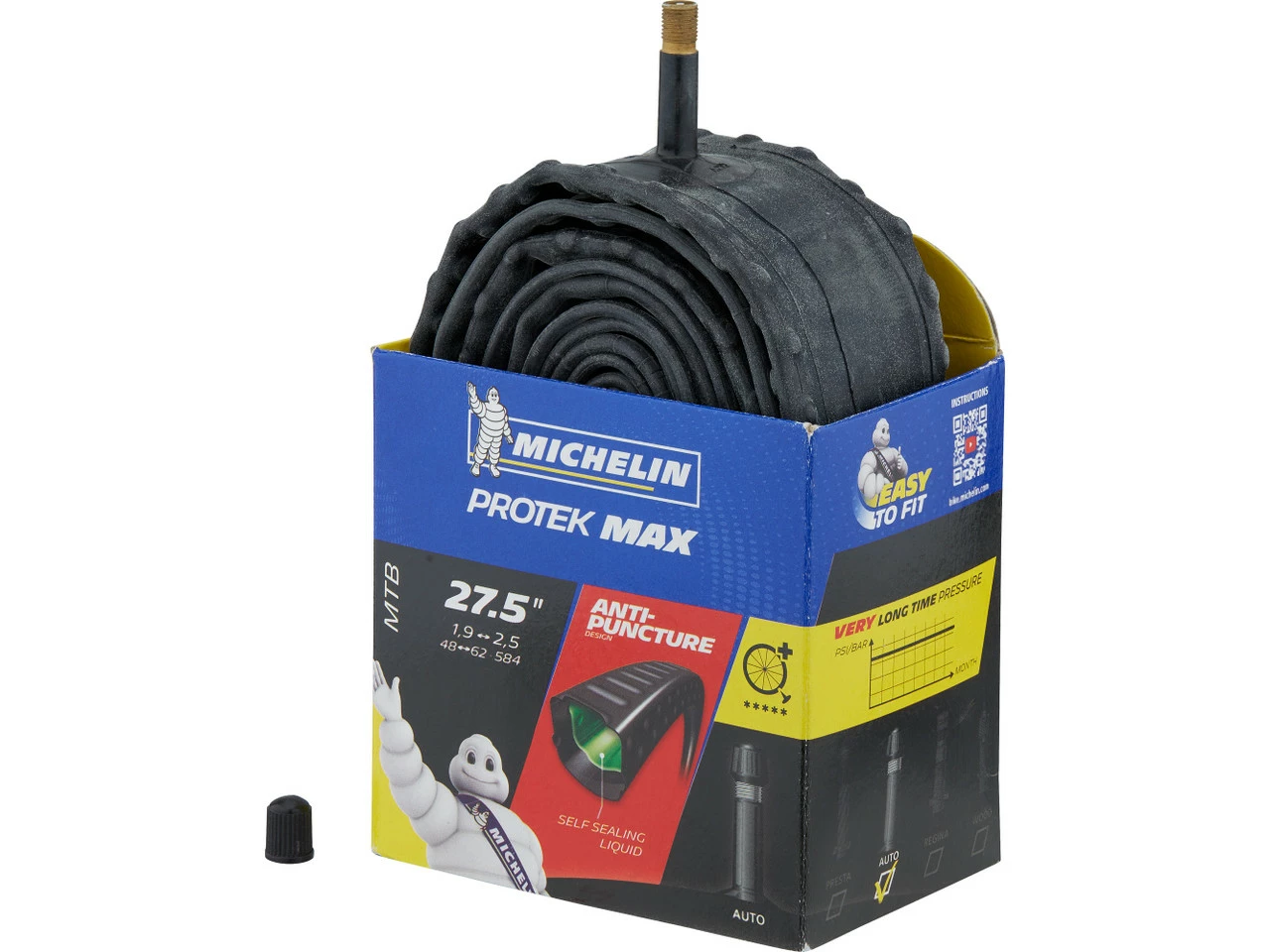 Michelin Chambre à Air B4 Protek Max VTT Pour 27,5" 4 Michelin Chambre à Air B4 Protek Max VTT Pour 27,5" – Image 2